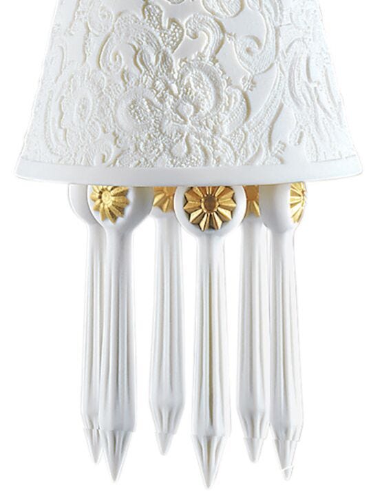 Belle De Nuit Ceiling Lamp With Lithophane Golden Luster Ce Uk