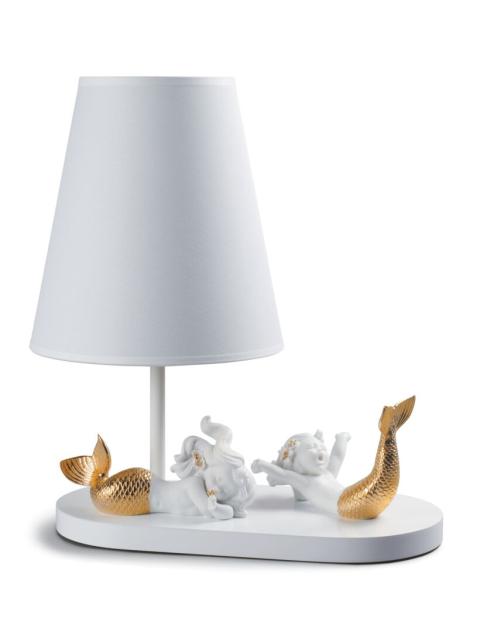 porcelain animal lamp