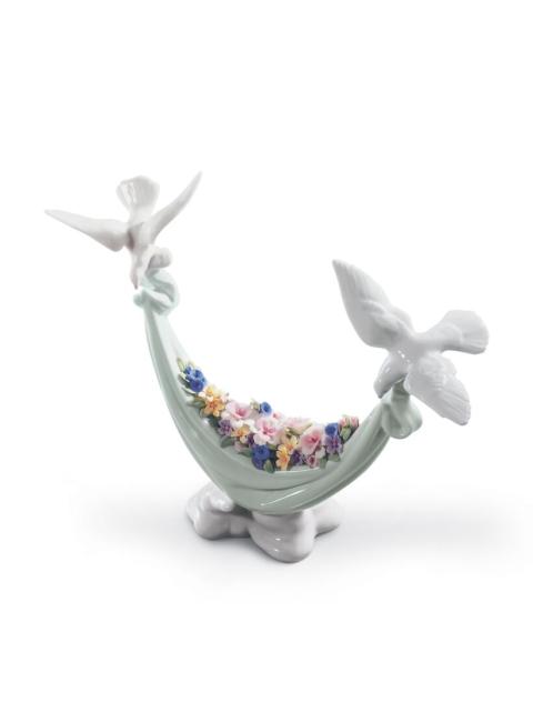 Figura palomas Flores del cielo - Lladro-España