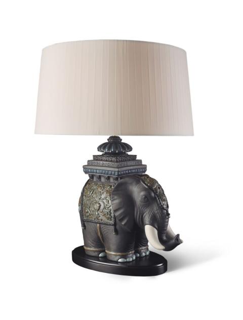 gold elephant lamp