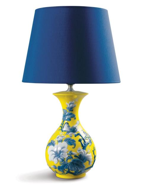 yellow base table lamps