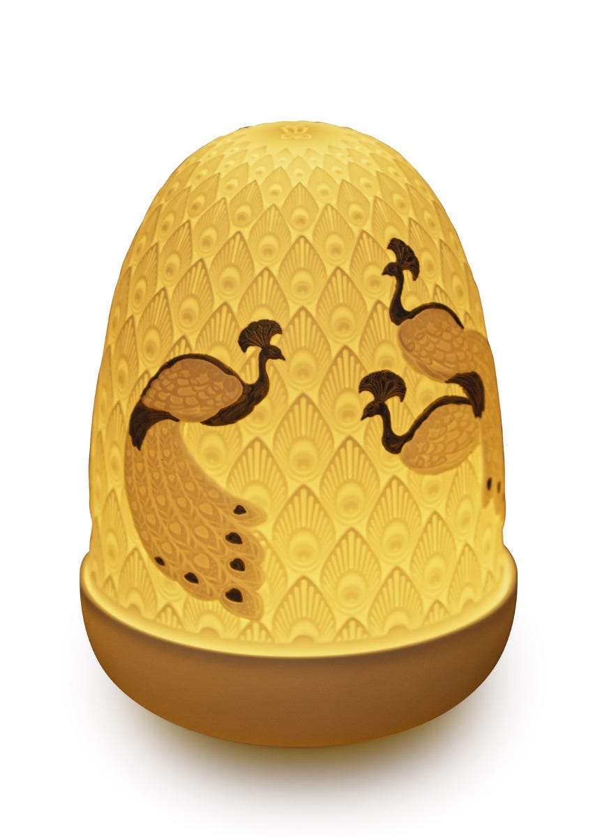 Dome Lamp(孔雀) - Lladro-Japan