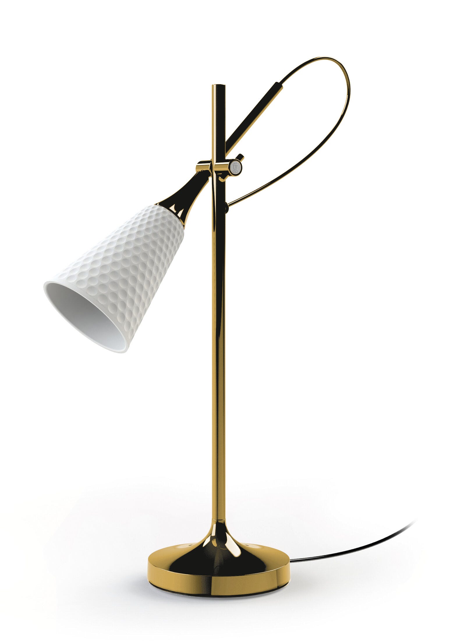 Gold mid deals century table lamp