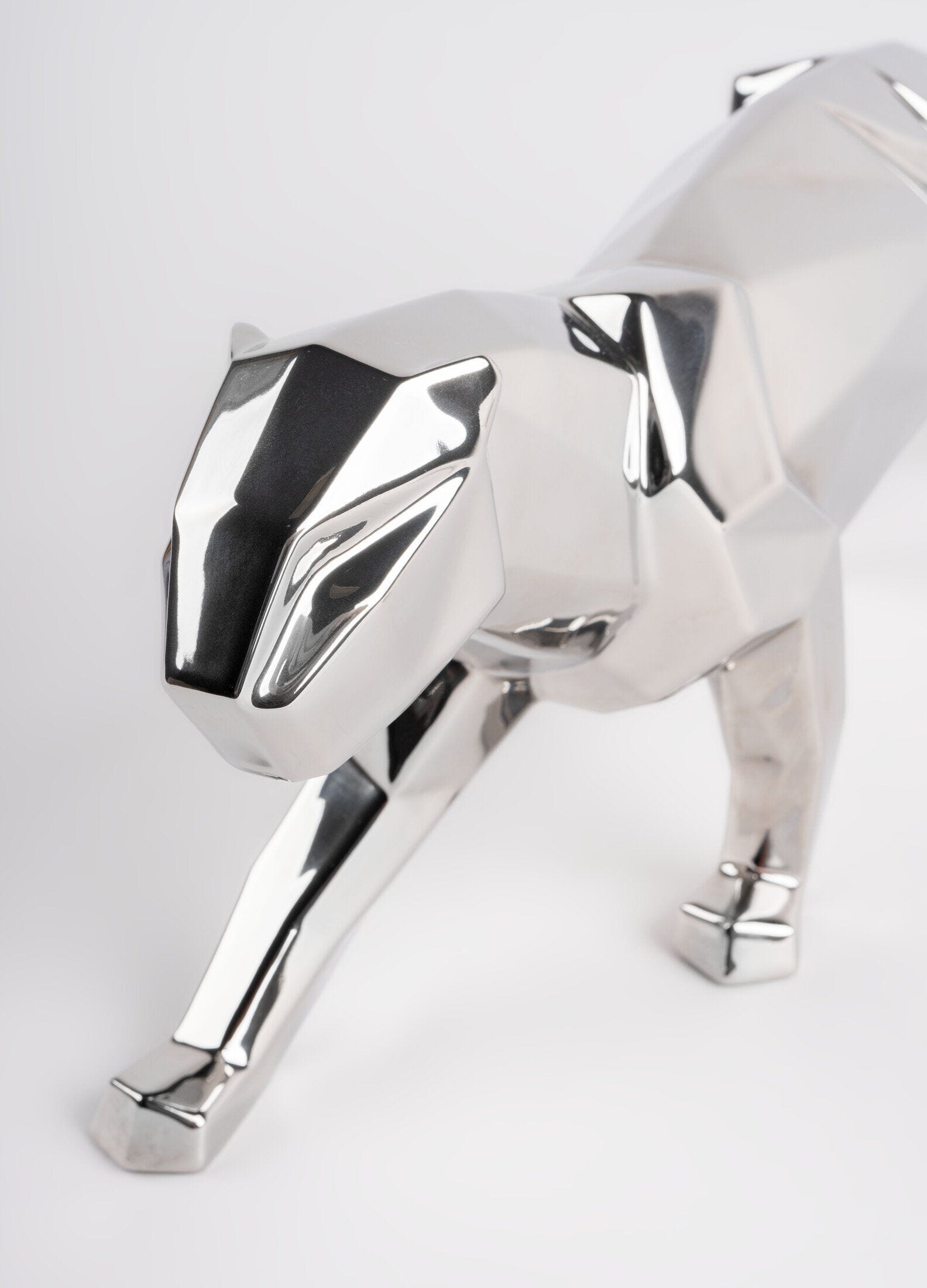 Origami パンサー (Silver) - Lladro-Japan