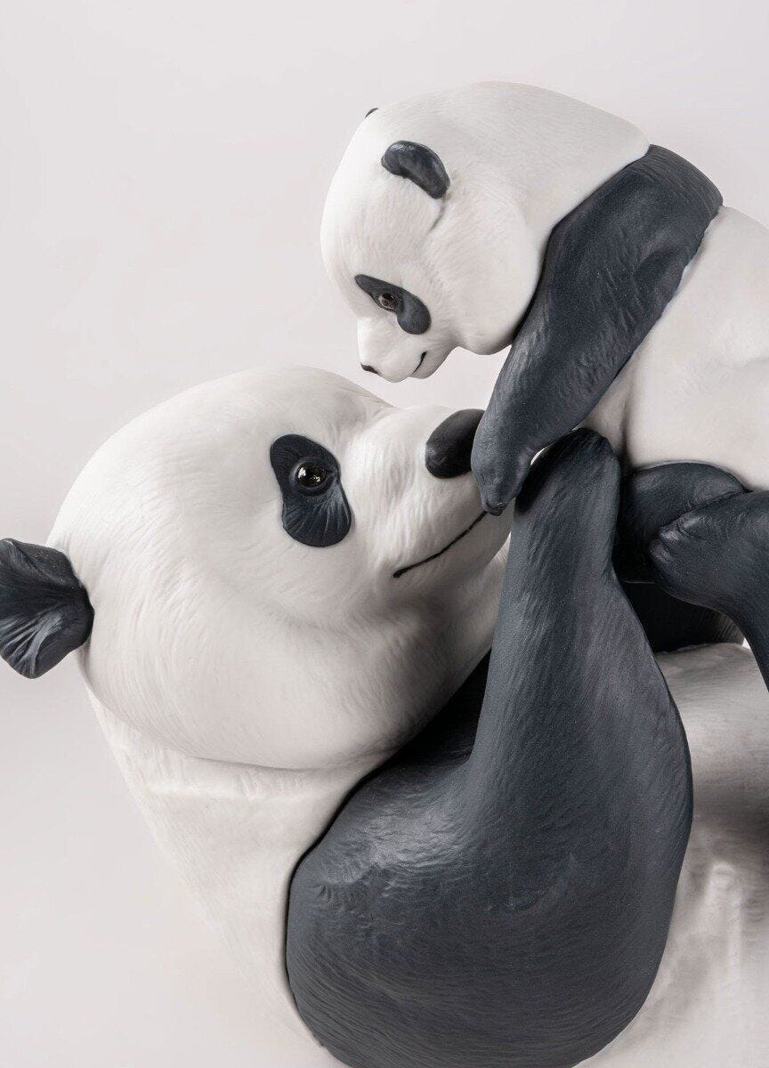 パンダの親子 - Lladro-Japan