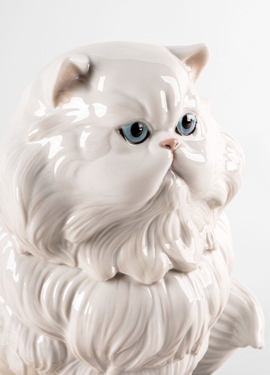 ペルシャ猫とおもちゃ - Lladro-Japan