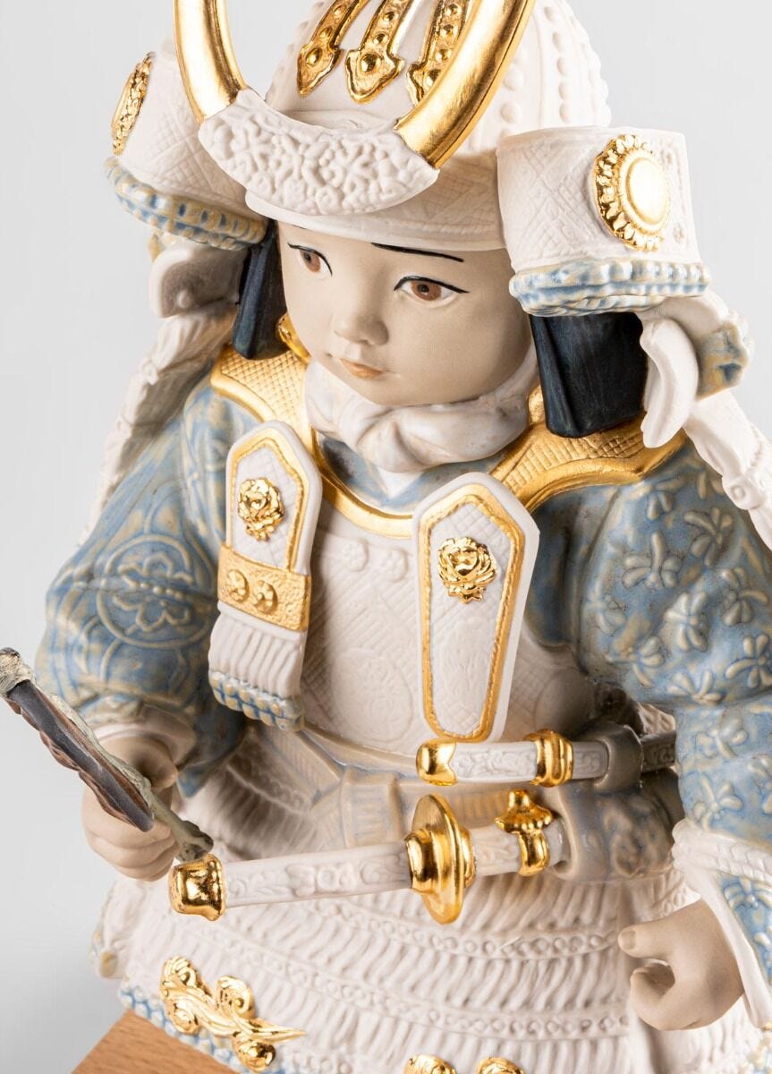 Warrior boy Sculpture. White. Limited Edition | Lladró Official JAPAN