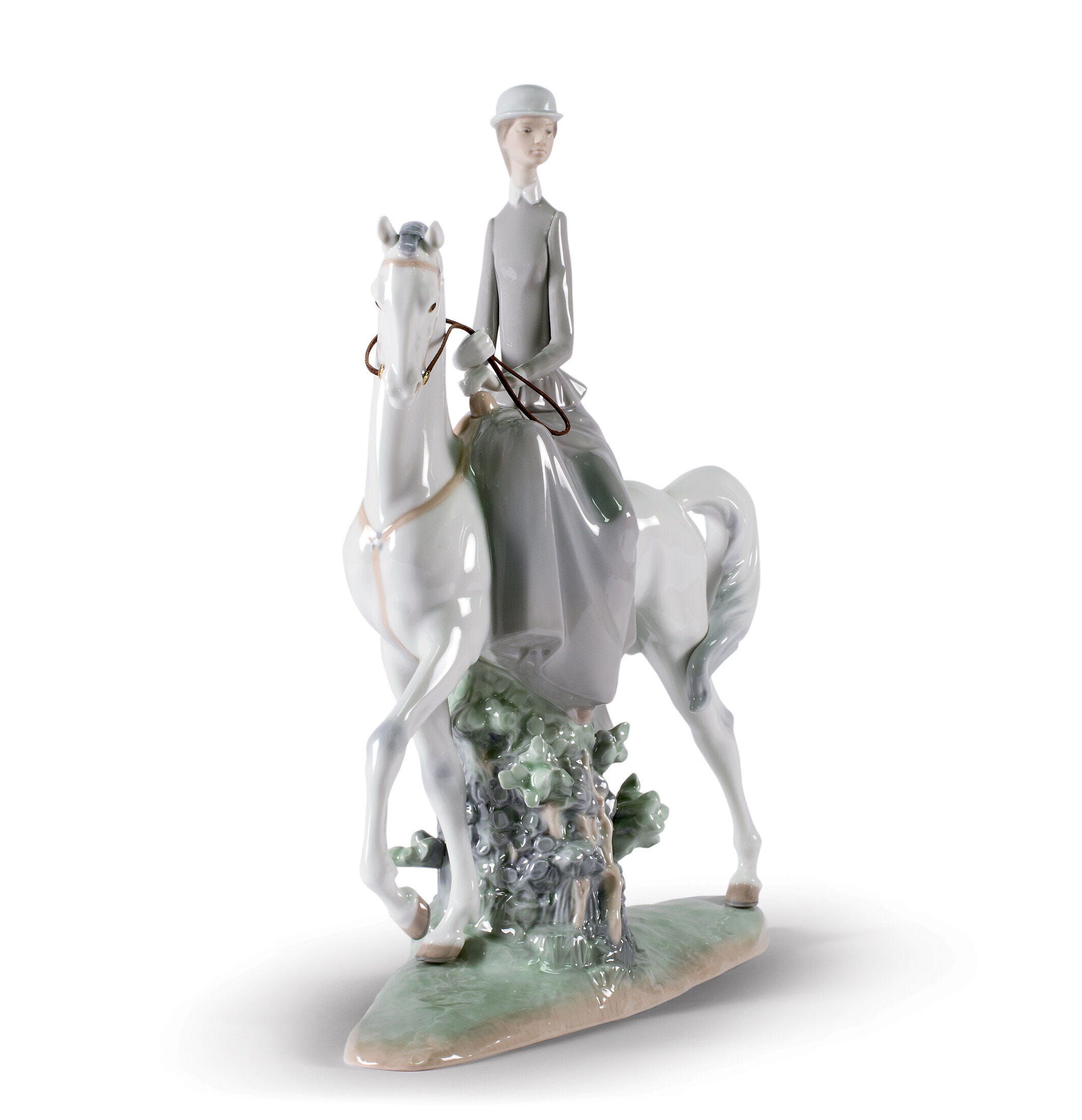 白い馬の少女 - Lladro-Japan