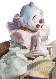 Lladro A Mile of Style Clown Porcelain Figurine #6507 - City