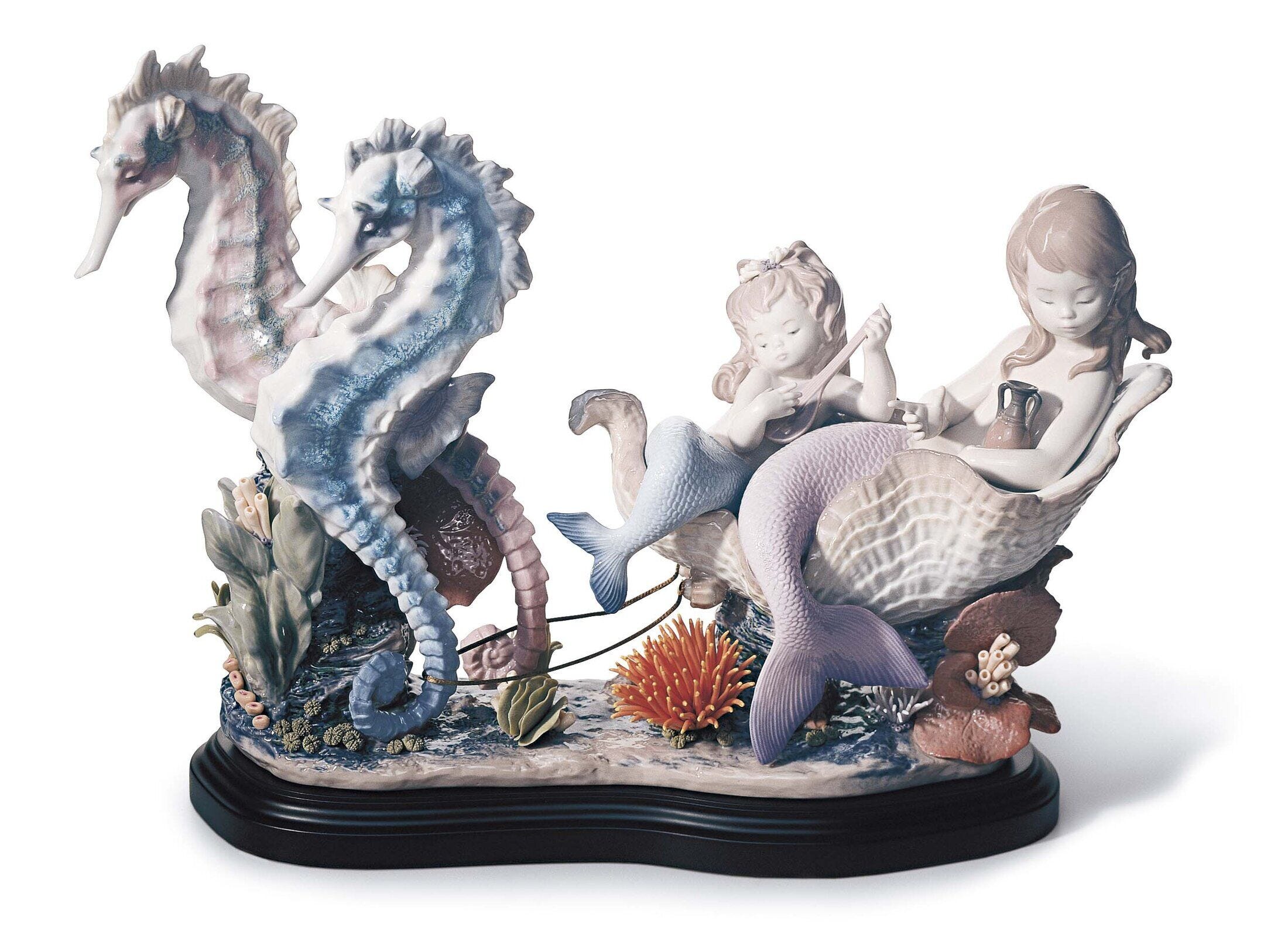 Underwater Journey Mermaid Figurine. Limited Edition - Lladro-USA