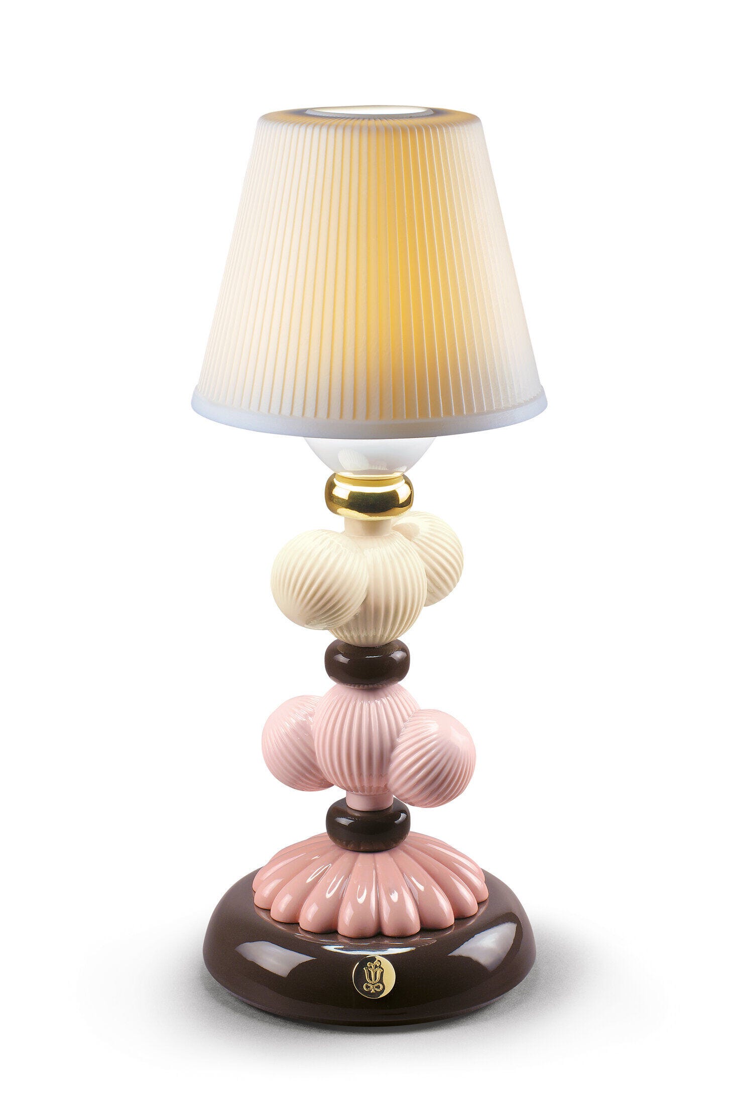 Cactus Firefly Golden Fall Table Lamp. Pink - Lladro-USA