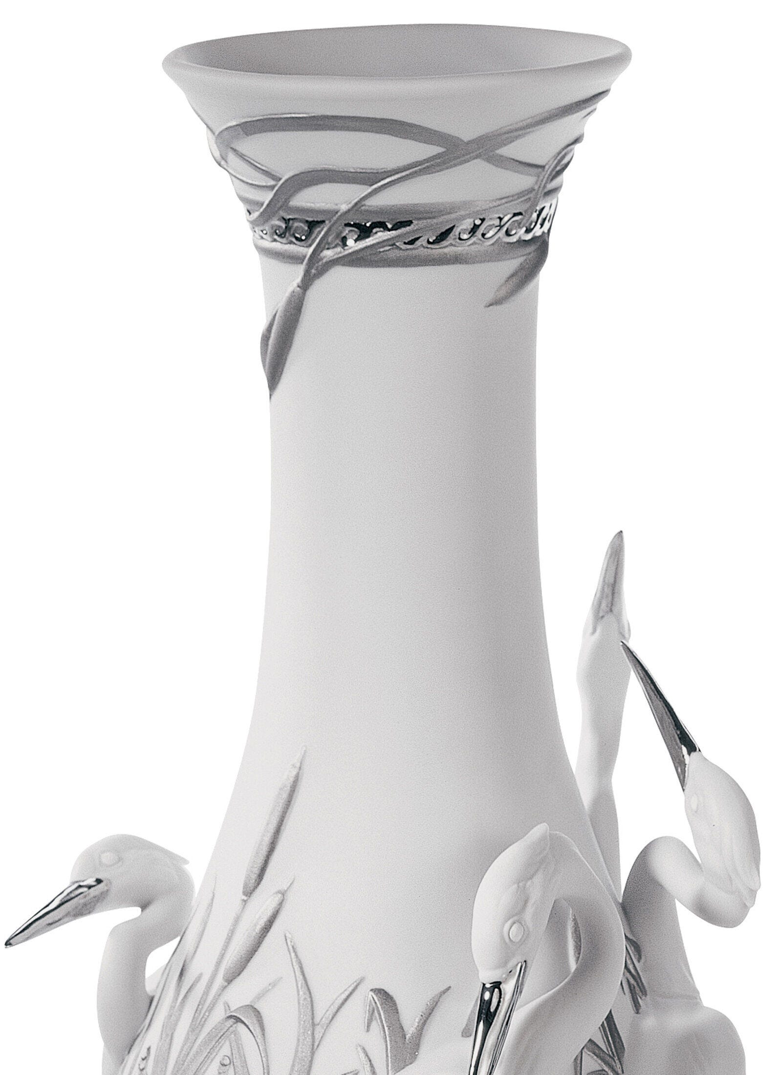 Heron's Vase I (Re-Deco/Silver) - Lladro-Japan