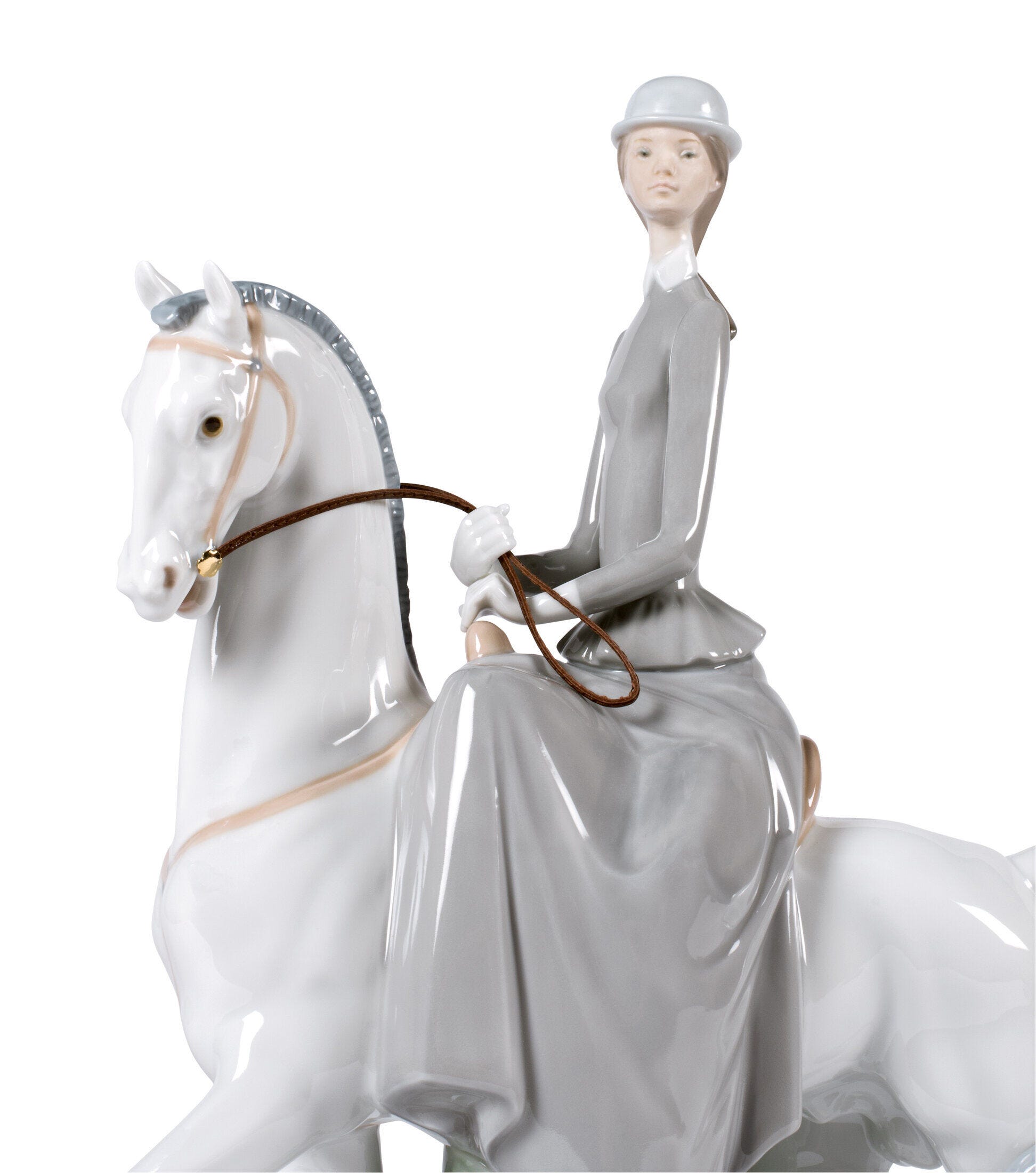 白い馬の少女 - Lladro-Japan