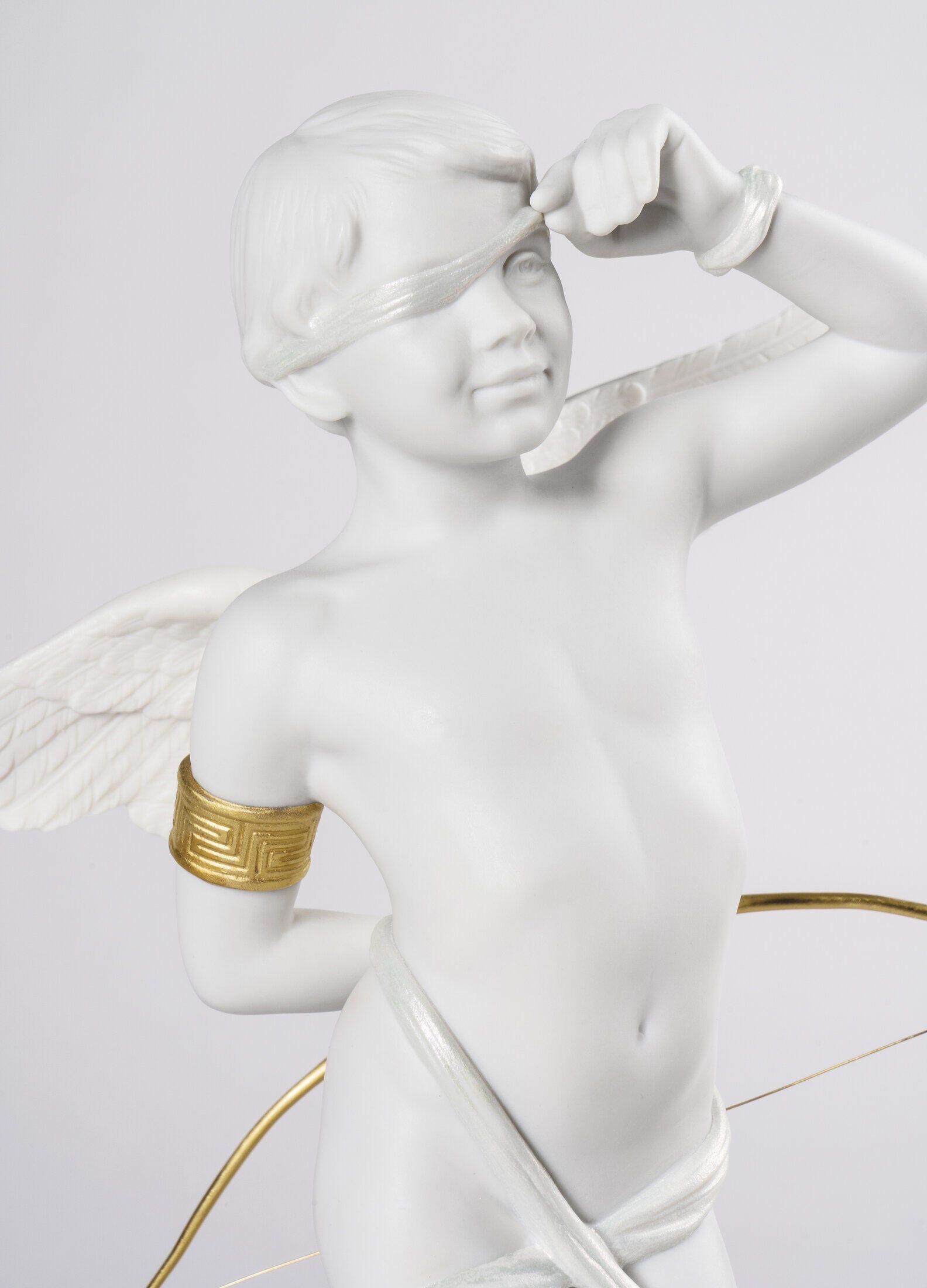 Wien Keramos Dakon Lyre Angel Cupid Putto Figurine Jugendstil outlet Nouveau Austria