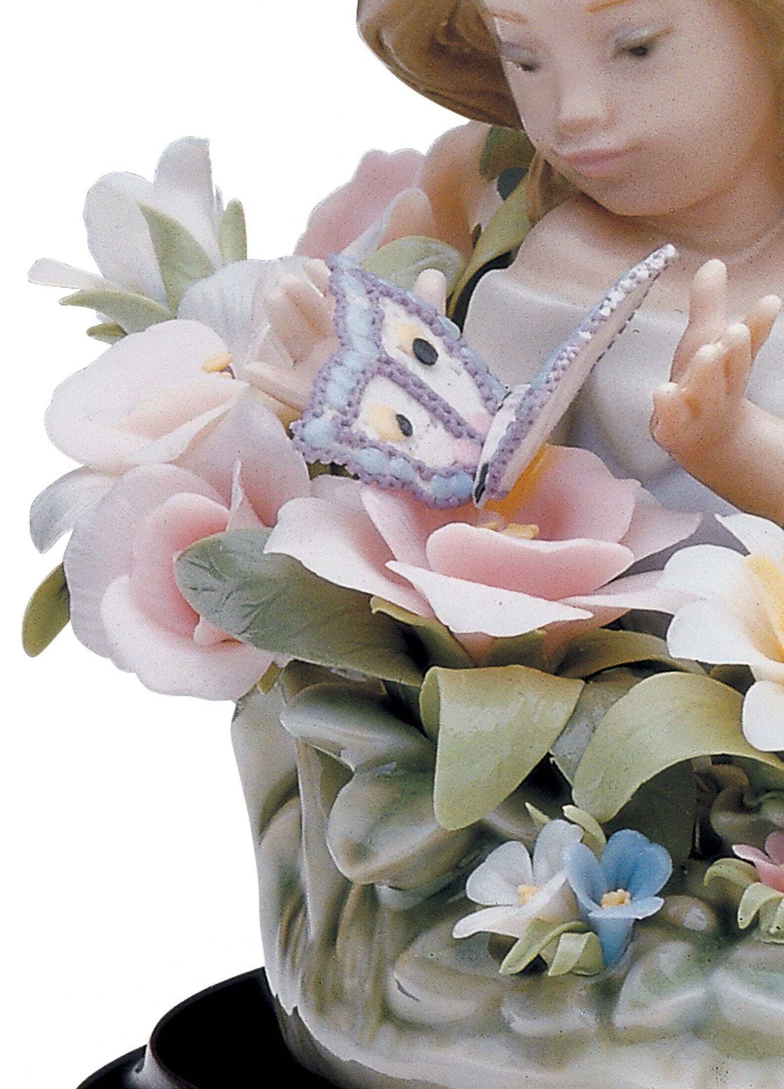 蝶と戯れる小妖精 - Lladro-Japan