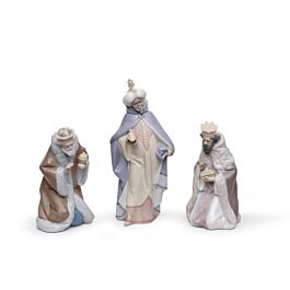 Set Three Wise Men (porcelain) - Lladro-Canada