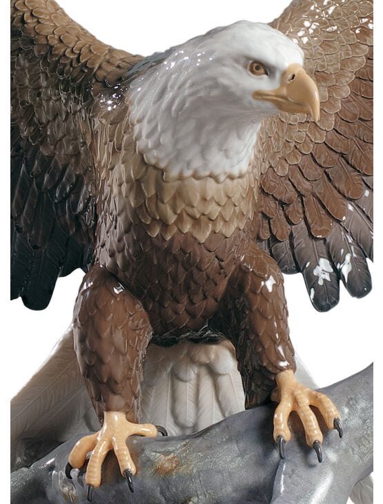 Freedom Eagle Sculpture - Lladro-USA