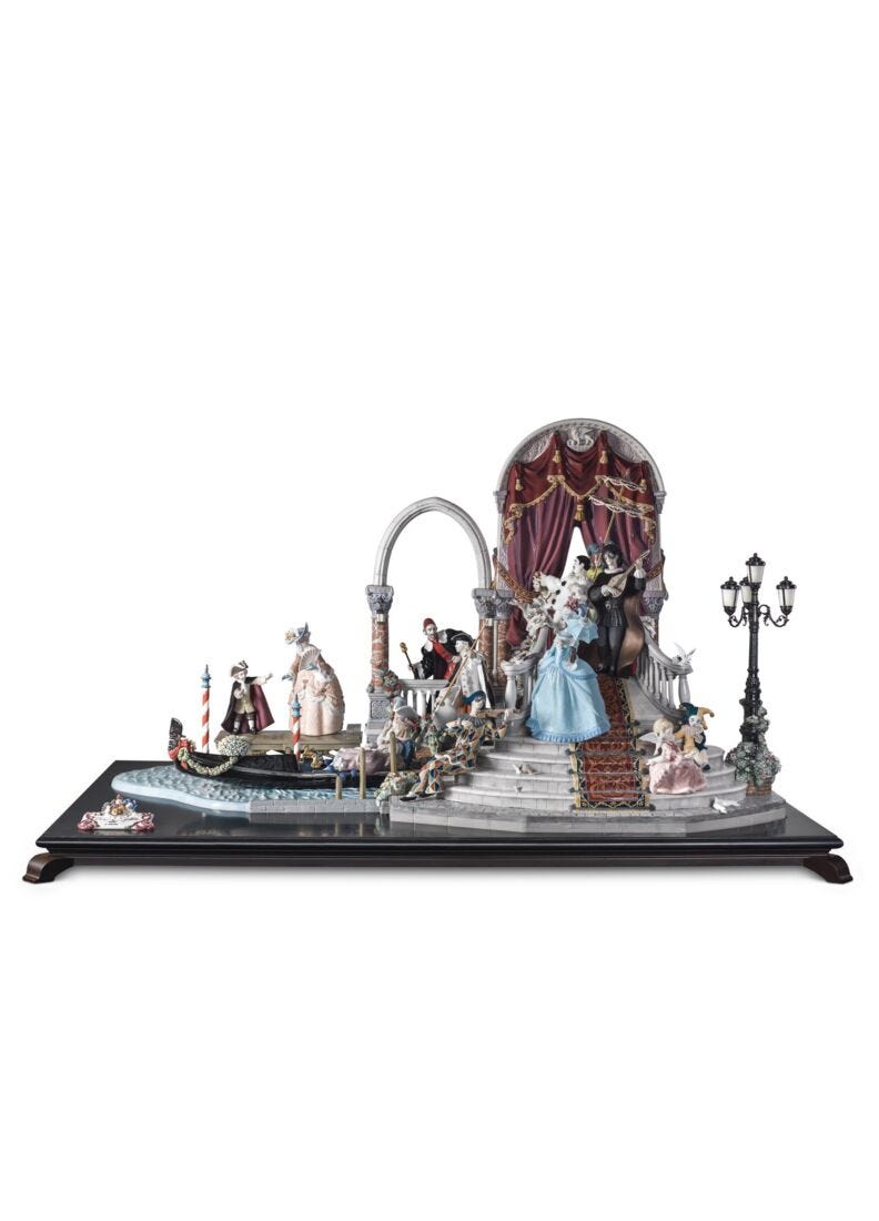 Carnival in Venice Sculpture. Limited Edition in Lladró