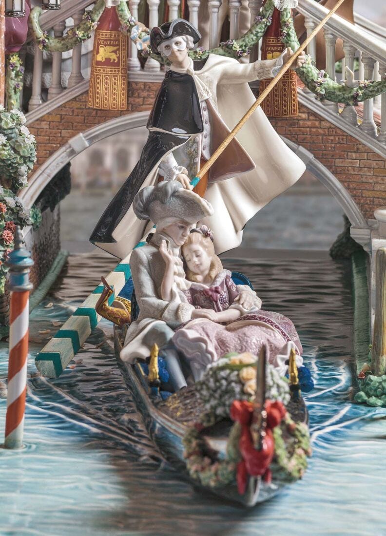 Carnival in Venice Sculpture. Limited Edition in Lladró