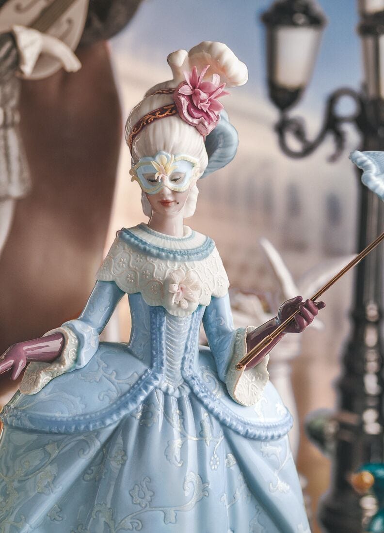 Carnival in Venice Sculpture. Limited Edition in Lladró