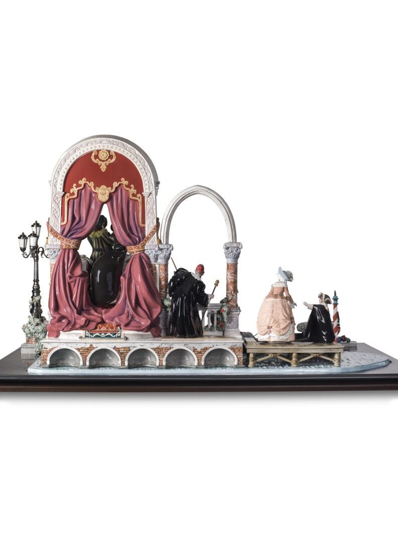 Carnival in Venice Sculpture. Limited Edition in Lladró