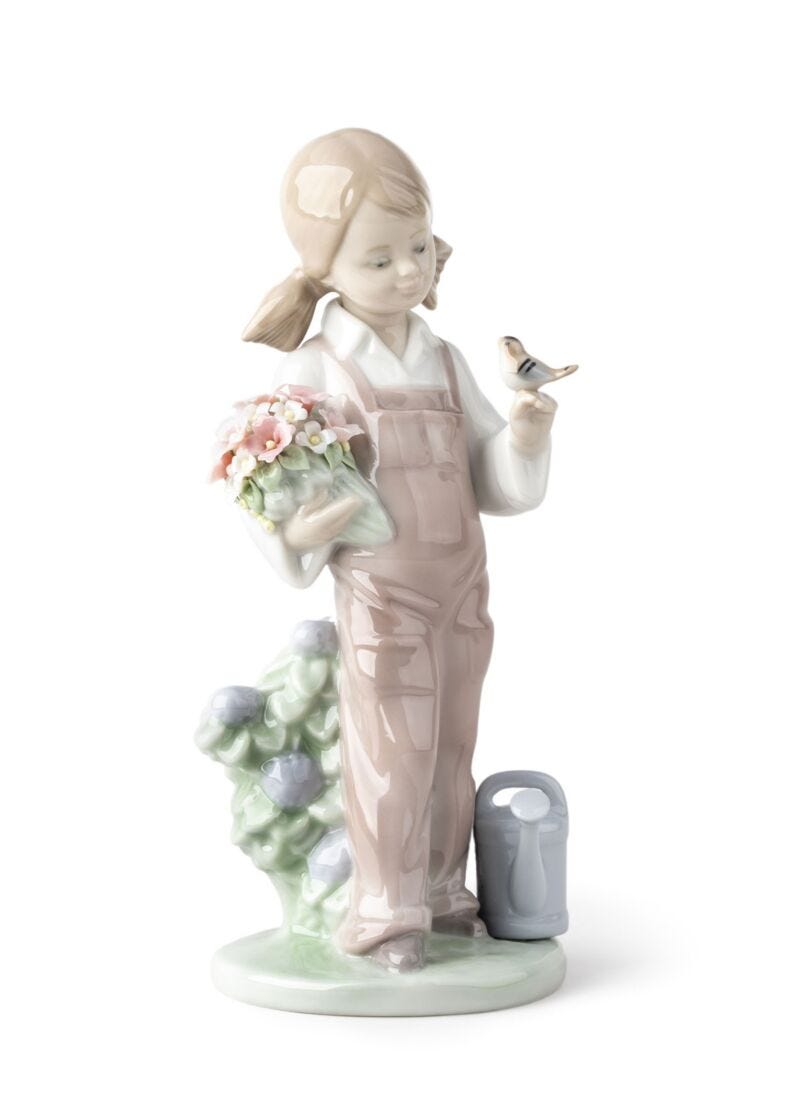 Spring Girl Figurine in Lladró