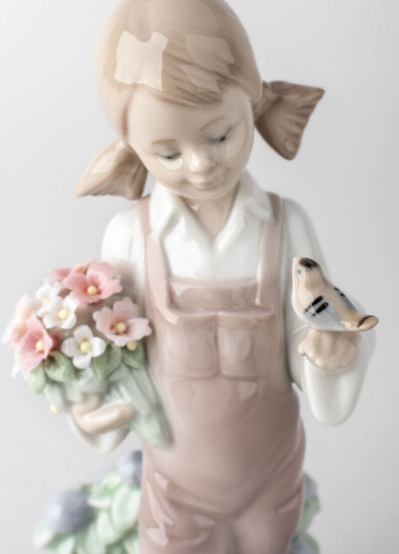 Spring Girl Figurine in Lladró