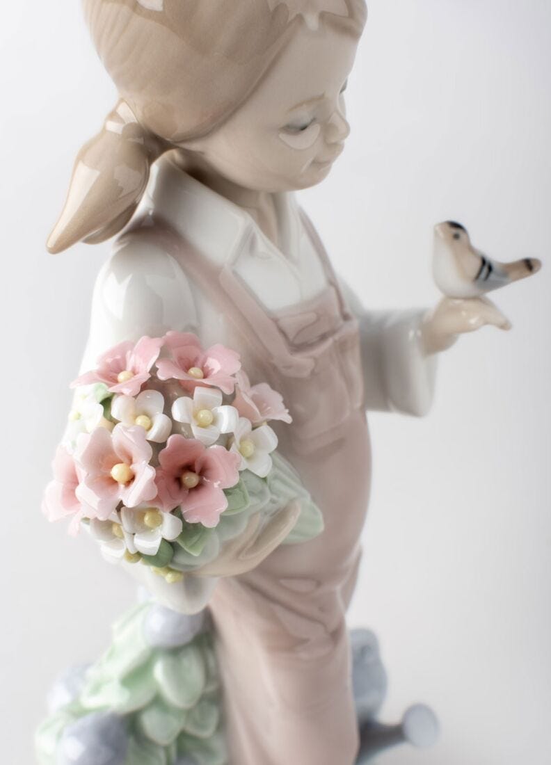 Spring Girl Figurine in Lladró