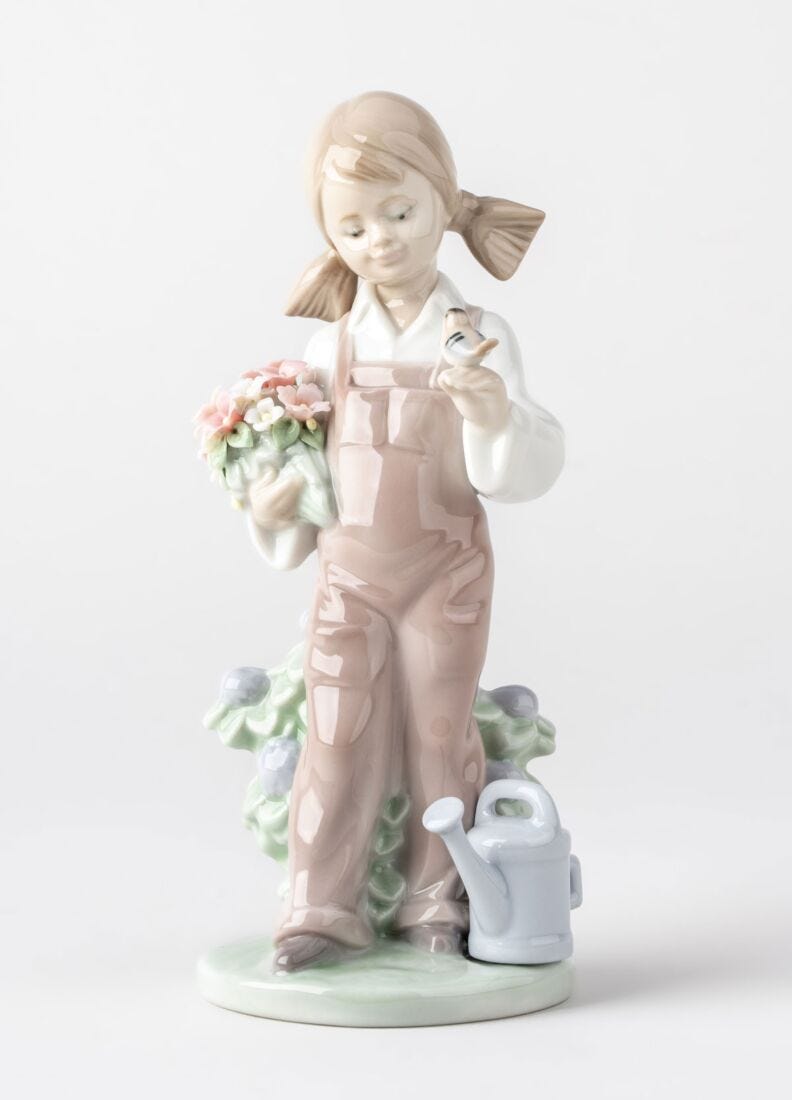 Spring Girl Figurine in Lladró