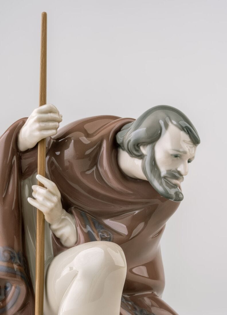 Saint Joseph Nativity Figurine-II in Lladró