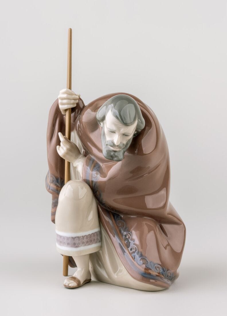 Saint Joseph Nativity Figurine-II in Lladró