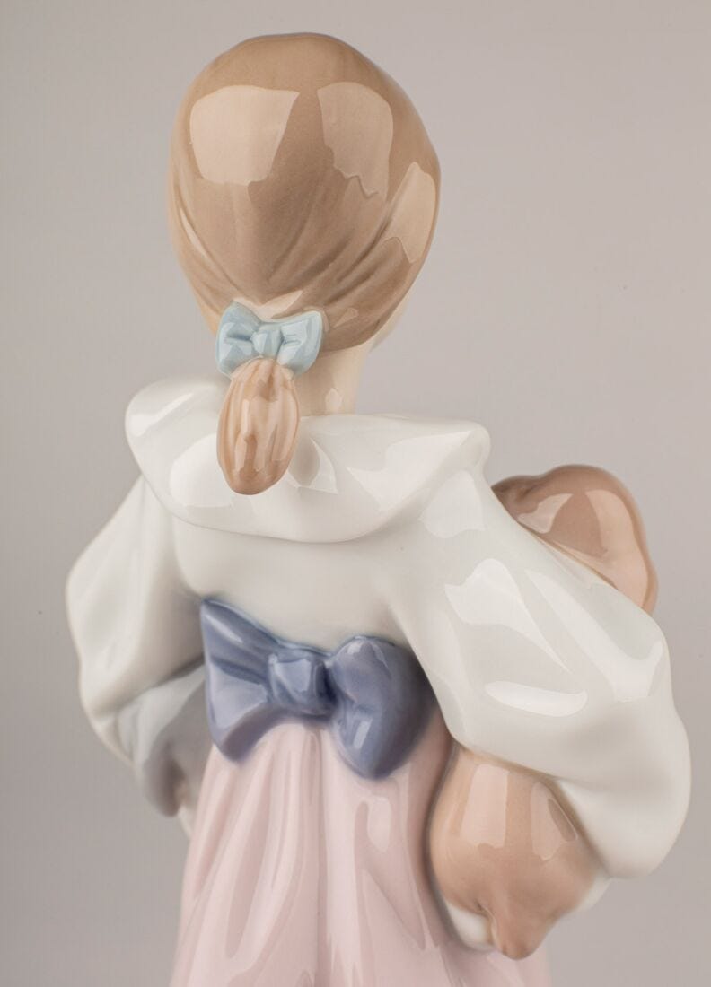 Arms Full of Love Girl Figurine in Lladró