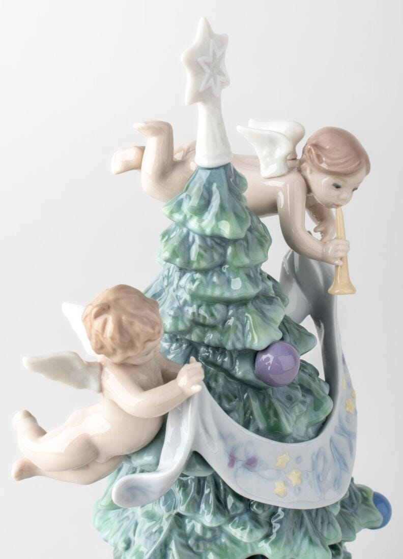 Evergreen of Peace Tree Figurine in Lladró