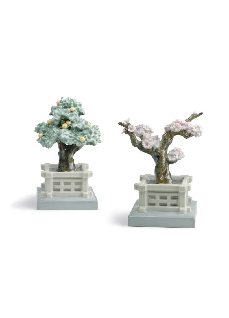 Japanese Tree Pots Figurine in Lladró