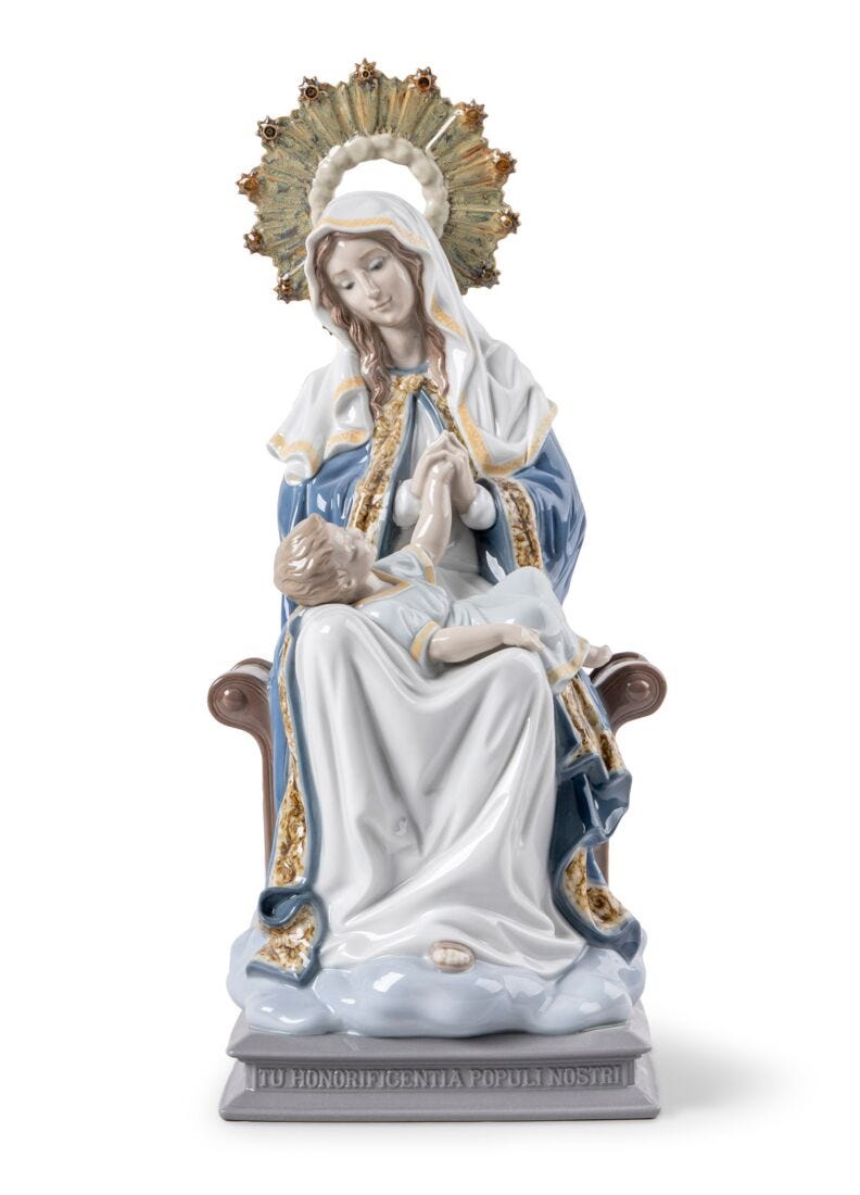 Our Lady of Divine Providence Figurine in Lladró