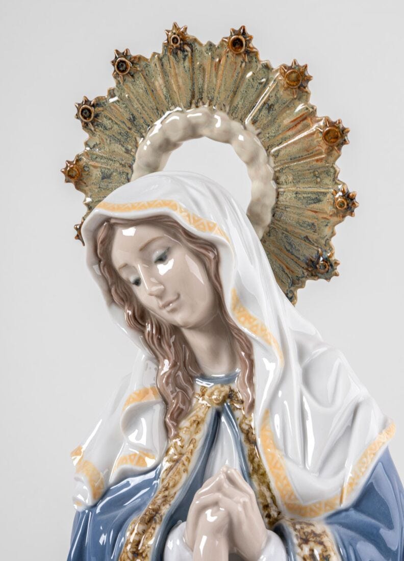 Our Lady of Divine Providence Figurine in Lladró