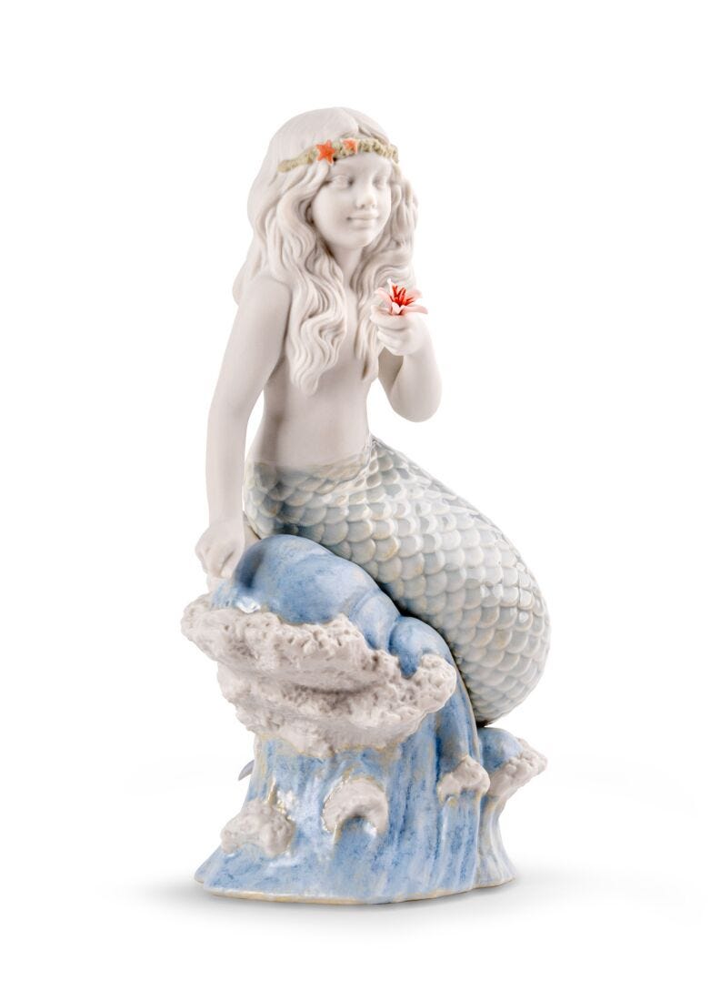 Figurina Sirenetta dell'Oceano in Lladró