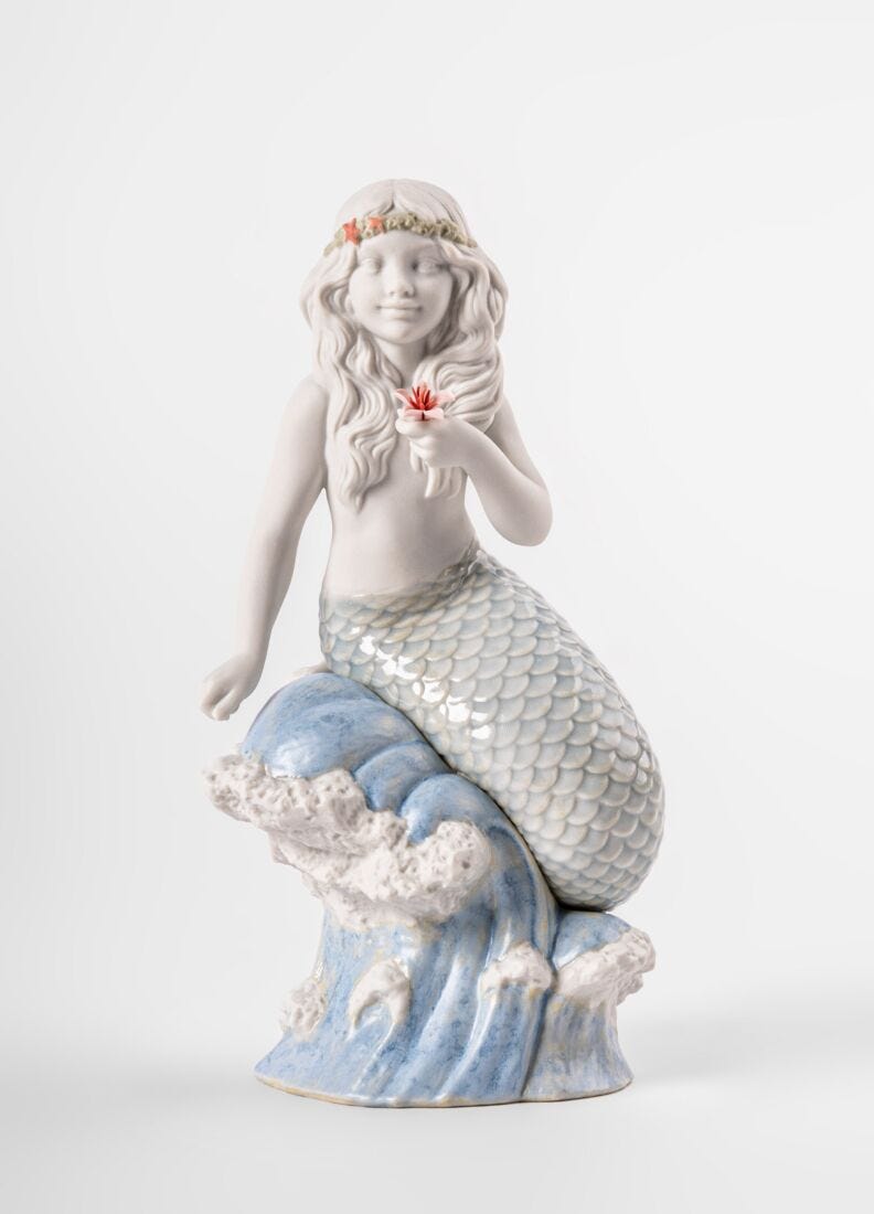 Figurina Sirenetta dell'Oceano in Lladró