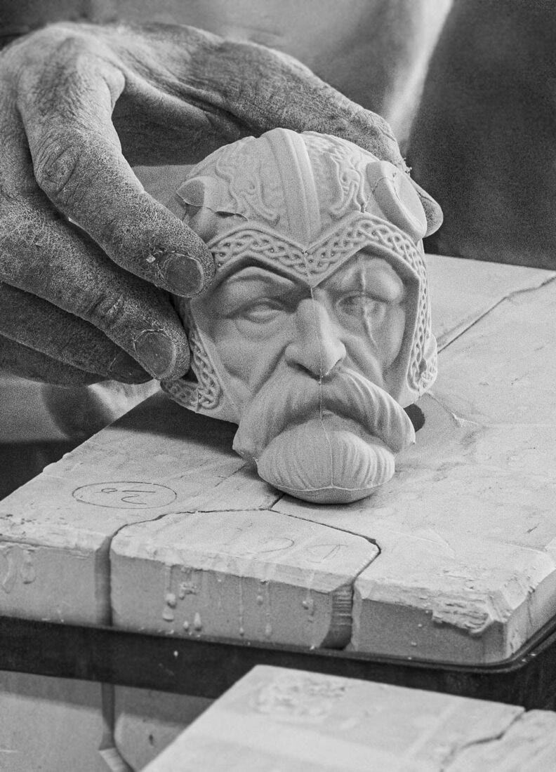 Odin Sculpture in Lladró