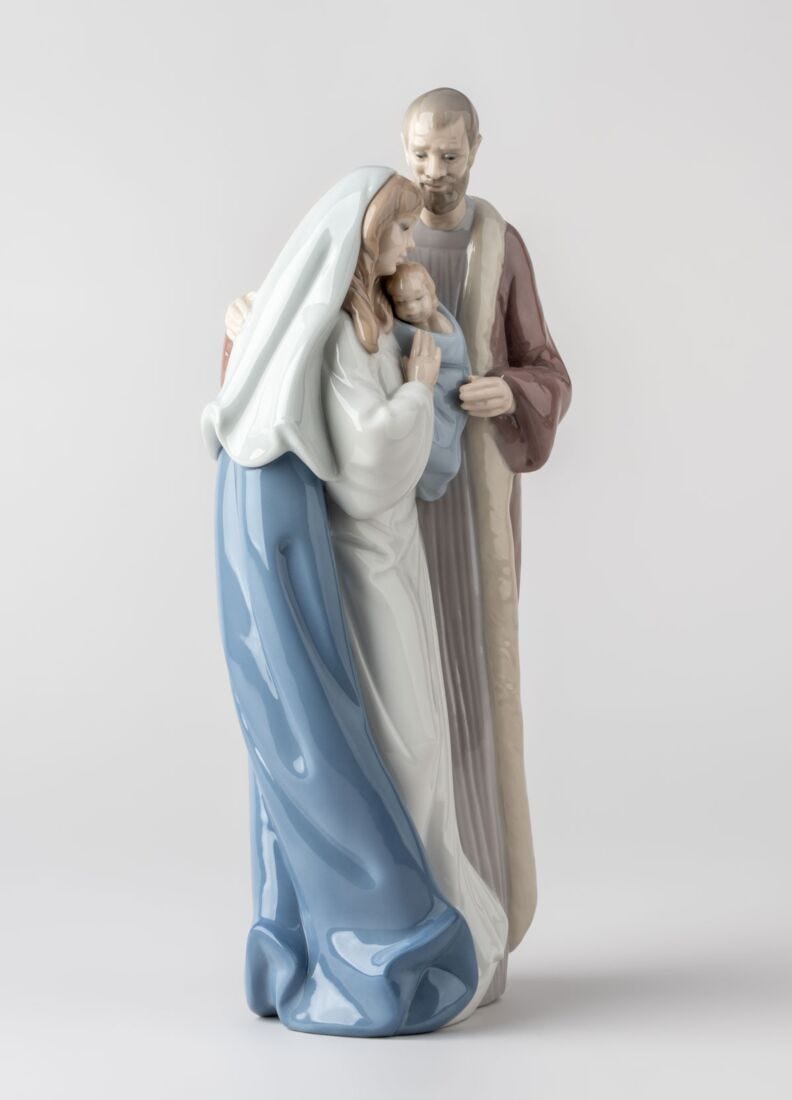 Blessed Family Figurine in Lladró