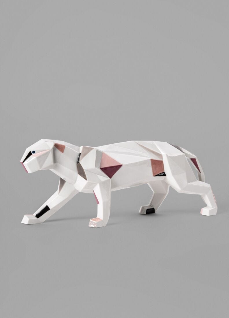 Panther Figurine in Lladró