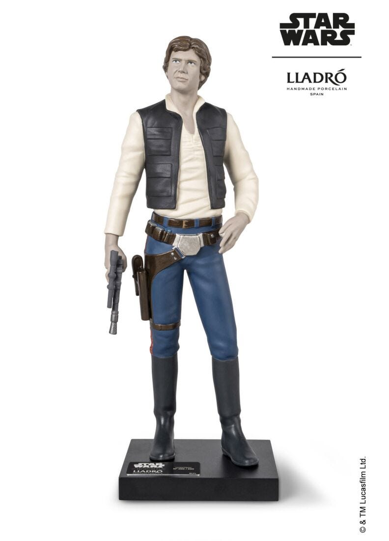 Han Solo™ Sculpture. Limited Edition in Lladró