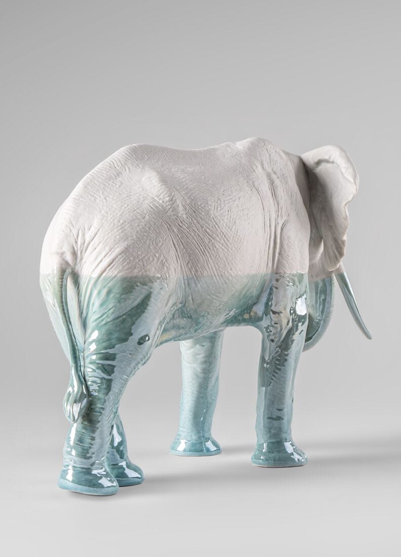 Escultura Elefante - Underwater en Lladró