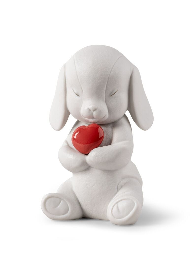 Buddy-Caring puppy Figurine in Lladró