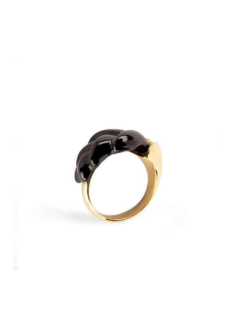 Buy Sequence Black Beauty Gold Ring - Joyalukkas