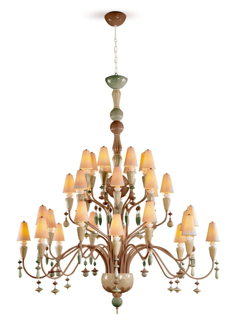 Ivy and Seed 32 Lights Chandelier. Large Model. Spices (CE/UK) in Lladró