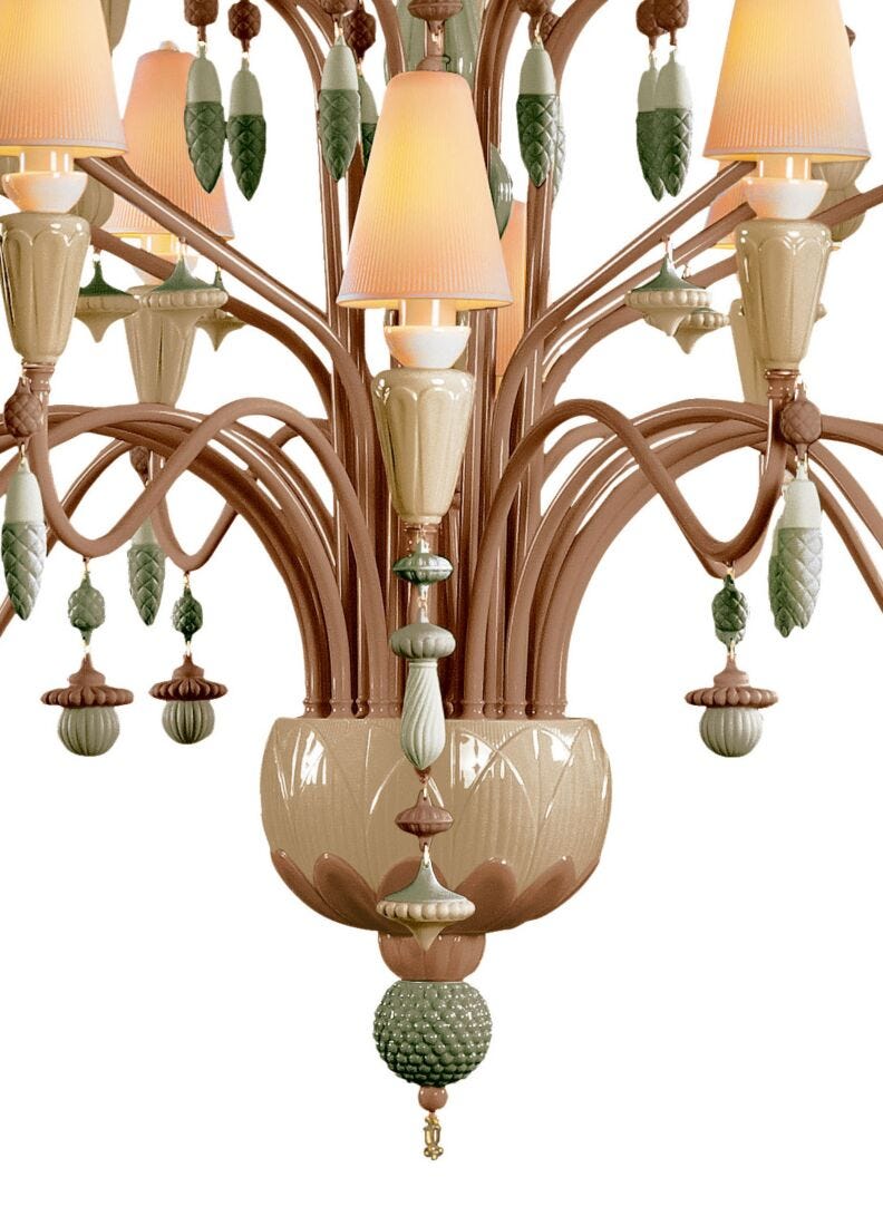 Ivy and Seed 32 Lights Chandelier. Large Model. Spices (CE/UK) in Lladró