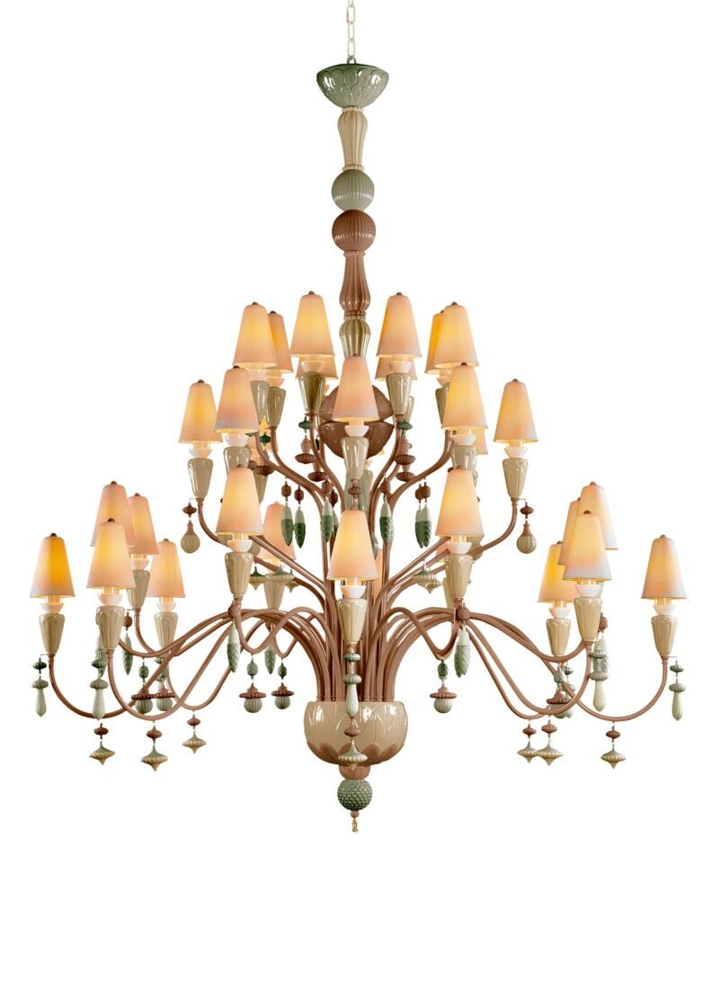 Ivy and Seed 32 Lights Chandelier. Large Model. Spices (CE/UK) in Lladró