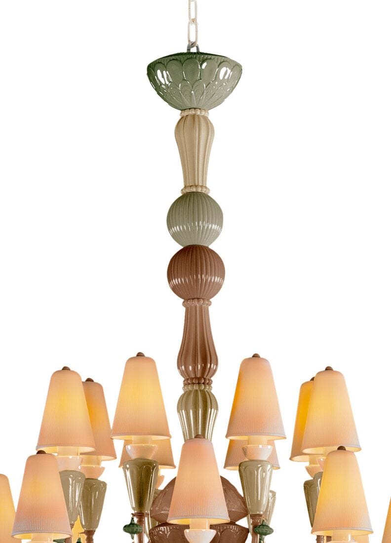 Ivy and Seed 32 Lights Chandelier. Large Model. Spices (US) in Lladró