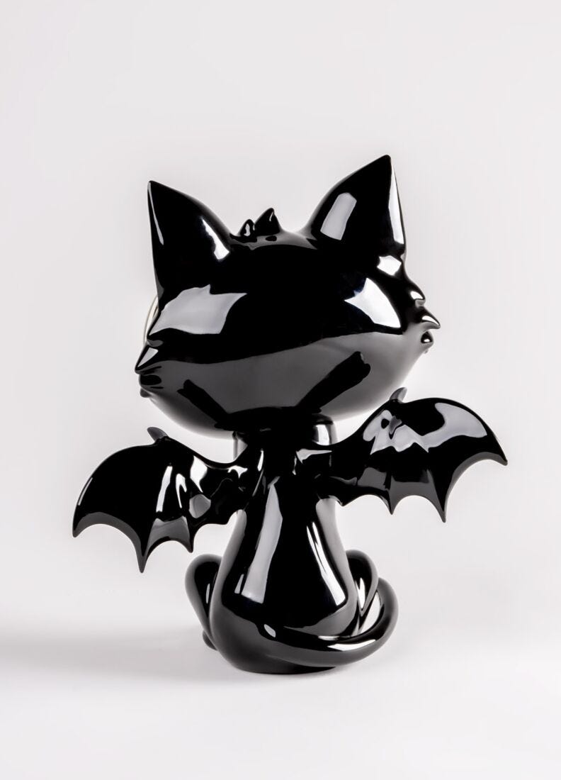 Escultura Little devil cat. Serie Limitada en Lladró